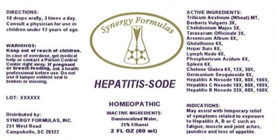 Hepatitis-sode 2 Oz (Syng0042 Hepatitis Sode 4 20 15)